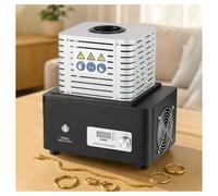 FHRKA Four électrique 5000W, température maximale 1150℃, Machine de Fusion d'or, d'argent et d'acier avec Un Design Compact de Table (2kg)