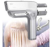FHRKA Kit de Pose d;Extensions de Cheveux 6D, Outils pour Extensions de Cheveux Humains à 5 Broches, Pose complète en 20 Minutes, Installation et dépose Rapides