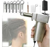FHRKA Kit Portable pour la Fabrication de Dreadlocks, Machine à tresser Les Dreadlocks, Machine électrique à tresser Les Dreadlocks avec 6 Tailles de Tresses différentes