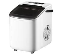 FHRKA Machine à glaçons de comptoir, Machine Commerciale Haute efficacité avec 2 Tailles de glaçons, Machine à glaçons électrique compacte 10 kg/24 h