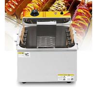 FHRKA Machine à Hot-Dogs au Fromage Professionnelle de 12 L, Grill à saucisses Haute température avec Machine à Hot-Dogs au Fromage