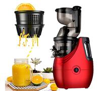 FHRKA Machine à jus pour séparation de résidus, Presse-Agrumes à Mastication Lente, extracteur de jus de soja, rendement en jus élevé de 90%