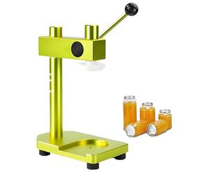 FHRKA Machine à sceller Les boîtes, Machine à sceller Les gobelets, Machine de Fermeture pour boîtes Hautes, Machine à Fermer et capsuler, scelleuse de boîtes de jus (Green)