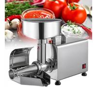 FHRKA Presse à tomates électrique RayGenius, Presse Alimentaire Commerciale en Acier Inoxydable, Presse à Fruits électrique pour Confiture
