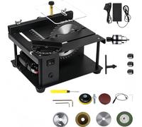 FHRKA Scie Circulaire de Table portative, Machine de ponçage et de découpe Artisanale avec Une Profondeur de Coupe de 35 mm et Un Angle de Coupe réglable de 0 à 90°, pour Bois Dur