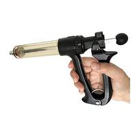 FHRKA Seringue pour Animaux de 50 ML, injecteur Semi-Automatique continu pour Animaux, seringue réglable pour volailles et bétail