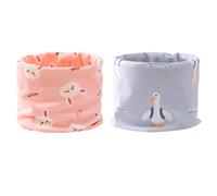 FHRYNA 2 Pcs Écharpe Cache-cou Enfants Coton Automne Hiver Écharpe Enfant Chaud À l’épreuve Du Vent Printemps Automne Hiver Echarpe