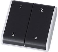 FHS4-al/anso Eltako sans fil Émetteur portatif 4 canaux Portée max. 30 m