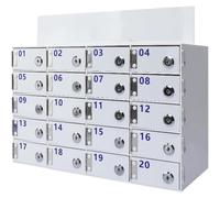 FHSLKXIM Acrylic Mobile Phone Storage Locker - 80 Secure Slots for Classroom & Office - Keyed Access for Employee Safety & Classroom Management Solutions,40 Slots