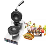 FHSLKXIM Gaufriers, Fromager, Gaufrier Antiadhésif, Machine À Hamburger Chauffante Double Face, Contrôle du Temps Et De La Température