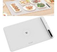 FHSLKXIM Plateau Chauffant Électrique, Planche Chauffante Pliable pour Plats Chauds, Température Réglable À 3 Vitesses, Facile À Nettoyer, pour Le Maintien du Chauffage des Alimen