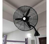 FHSLKXIM Ventilateur Mural Industriel D'Extérieur, Oscillant À 120°, Silencieux Et Économe en Énergie, pour Chambre, Cuisine, Magasin, 78 Cm