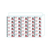FHSLKXIM Wall Mounted Cell Phone Storage Locker with Door Locks and Keys Clear Acrylic Cell Phone Locker Box for Employees 25 Slots Storage Cabinet,30Slots