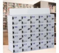 FHSLKXIM Wall-Mounted Mobile Phone Locker with Lock - Secure Storage Solution for Nized Desktops & Offices - Ideal for Schools Businesses and Public Spaces,20Slots