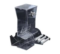 Fhsqwernm Distributeur de graines transparent pour perroquets, calopsittes