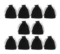 Fhsqwernm Lot de 10 sacs à dés portables en velours avec cordon de serrage pour rangement de bijoux, sac de tarot de Noël, petit