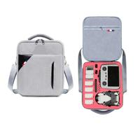 FhtougZXt Sac de Rangement Compatible avec 4 Pro, Sac à bandoulière, Mallette de Voyage, boîte Portable pour 4 Pro RC 2 RC N2, Accessoires de Drone de contrôleur(Grey Red)