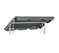 FHU Toit de Rechange pour Balançoire de Jardin, Toit Solaire pour Balançoire, Montage Facile, pour Balançoire Hollywoodienne, Protection contre les Rayons du Soleil, 163 x 110 cm, Anthracite