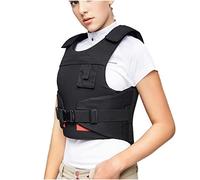 FHUILI Gilet d'équitation professionnel, confortable, respirant, protection du corps avec doublure amovible et boucle de sécurité pour homme et femme