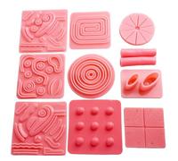FHUILIJH 11 pcs modèle de Formation de Simulation de laparoscopie Modèle 3D de gynécologie et d'urologie en Silicone pour la Formation éducative médicale,Flesh,13cm
