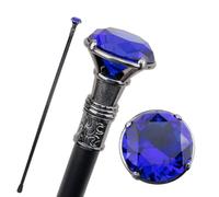FHUILIJH Bâton de Canne à Main de Marche - bâton de Marche de Gentleman - Accessoire pour Un Usage Quotidien, Drame, Cosplay de Sorcier, Accessoire de scène,A,93cm