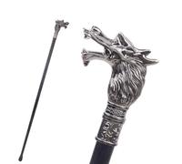 FHUILIJH Canne élégante en Alliage, bâton de Marche Dragon, bâton de Marche Canne décoratif pour Hommes et Femmes,A,93cm
