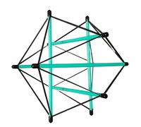 FHUILIJH Modèle de Tension des fascias Modèle intégral de Tension de la Colonne modélisation pour l'éducation Scientifique,Vert,24cm