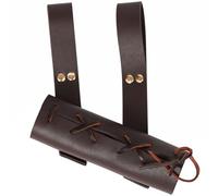 FHUILIJH Porte-épée Ceinture médiévale - Ensemble d'épée rétro Cosplay - Escrime extérieure Double Couverture de Protection Ceinture,Marron,6cm