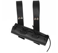 FHUILIJH Porte-épée Ceinture médiévale - Ensemble d'épée rétro Cosplay - Escrime extérieure Double Couverture de Protection Ceinture,Noir,6cm