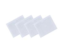 FHYFGFY Transparent Auto-adhésif Parking Titulaire de permis Pack de 4 Billet et Note Sticky arrière protéger Couverture pour Voiture, Badges, Pare-Brise