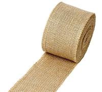 FHYTGBS Corde de jute de couleur primaire - cordon macramé à coudre ruban de dentelle en lin bricolage fait à la main artisanat de Noël décoration textile d'intérieur (couleur : largeur 10 cm 5 mètres