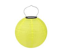 FHYTGBS Lanterne Solaire en Tissu de nylon-30cm LED Lampe de Lanterne Solaire imperméable à l'eau pour la décoration de fête de Jardin en Plein air Festival Lampion lumière Suspendue