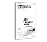 FHYTKC The Last Picture Show Poster sur toile pour chambre à coucher, bureau, chambre à coucher, cadeau 30 x 45 cm