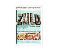 FHYTKC Zulu Poster sur toile pour décoration murale de salon, chambre à coucher 60 x 90 cm
