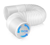 FHzytg Rallonge de tuyau de climatisation, tuyau de ventilation, tuyau de climatisation, longueur 1,5 m, diamètre 150 mm, tuyau d'évacuation AC, tuyau d'extension pour hotte de climatisation,