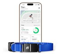 Fi Collier intelligent pour chien Series 3+ - Tracker GPS pour chien et moniteur d'activité et de fitness, étanche, lumière LED, alertes d'évasion, couverture nationale [abonnement gratuit de 6 mois