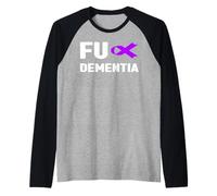 FI Dementia Shirt - FU Alzheimer - Sensibilisation à la démence Manche Raglan