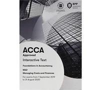 FIA Managing Costs and Finances MA2 by BPP Learning Media Paperback Book BPP Learning Media (Auteur)