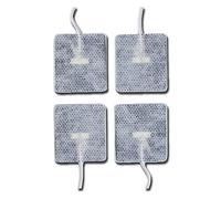 Fiab - Électrodes gélifiées, jetables, 45x35 mm, avec câble, sans latex, avec prise femelle de 2 mm, 28384