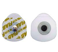 FIAB - Électrodes universelles pour ECG jetables, 32-36 mm, FOAM ovales pédiatriques, sans latex, emballage de 2000, 33313