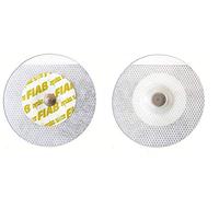FIAB - Électrodes universelles pour ECG jetables, 55 mm, TNT ronds adultes, sans latex, pack de 1200, 33327