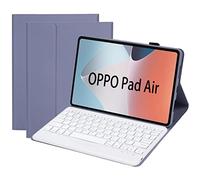 FIABANO Étui avec clavier Bluetooth pour Oppo Pad Air, étui folio avec clavier Bluetooth amovible pour Oppo Pad Air