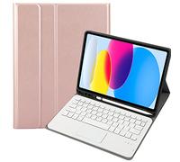 FIABANO Étui avec Clavier Bluetooth sans Fil | Housse de Clavier Tactile pour iPad 10e génération | iPad 11e génération