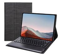 FIABANO Étui clavier Bluetooth pour Microsoft Surface Pro 8 (13"), étui folio avec clavier Bluetooth amovible