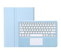 FIABANO Housse clavier Bluetooth sans fil pour Samsung Galaxy Tab S9 Plus 12,5" (SM-X810 / SM-X816B / SM-X818U), étui clavier et souris trackpad
