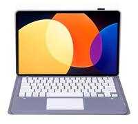 FIABANO Housse de clavier Bluetooth sans fil pour Xiaomi Pad 6S Pro 12,4", étui clavier et souris trackpad