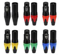 Fiable 3 broches pour connecteurs XLR mâle femelle conçus pour durer avec des matériaux de qualité supérieure pour une performance audio