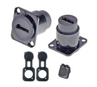 Fiable Connection Lot de 2 adaptateurs d'interconnexion multipuce haute densité pour usages multiples (Noir)