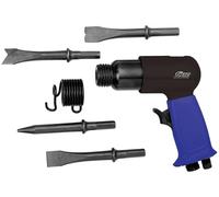 FIAC Marteau Burineur Pneumatique 5060, Burineur avec Ciseaux de 125 mm, Ressort de retenue, Mini Graisseur, Impacts par Minute 4500, Pression Max 6,3 Bar