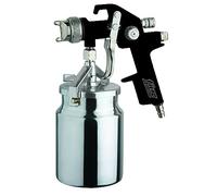 FIAC Pistolet à pulvérisation pour Peinture modèle 1865, aérographe Semi-Professionnel avec réservoir de Peinture 1L, buse en INOX, Pression Max 3 Bar